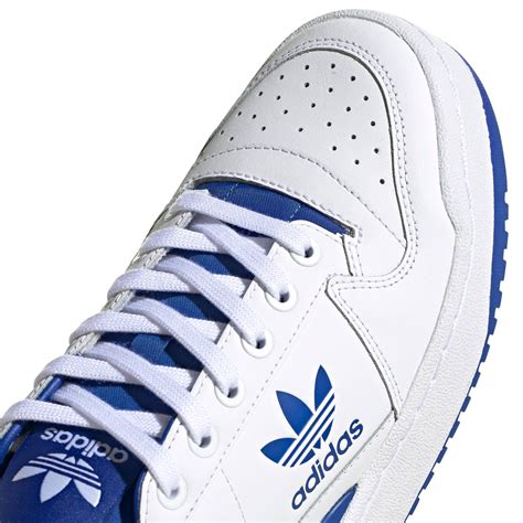 adidas leren sneakers blauw wit jongens|Adidas Originals Leren schoenen online .